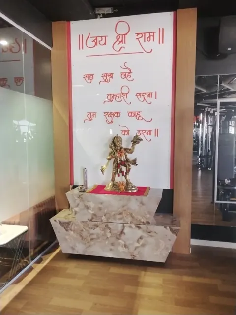 Shrine corner near the entrance